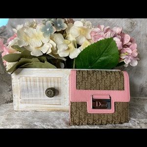 Compa Christian Dior Wallet, canvas with leather